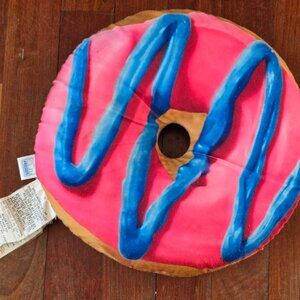 2 Scoops Pink/Blue Fosted Sprinkles Donut Pillow